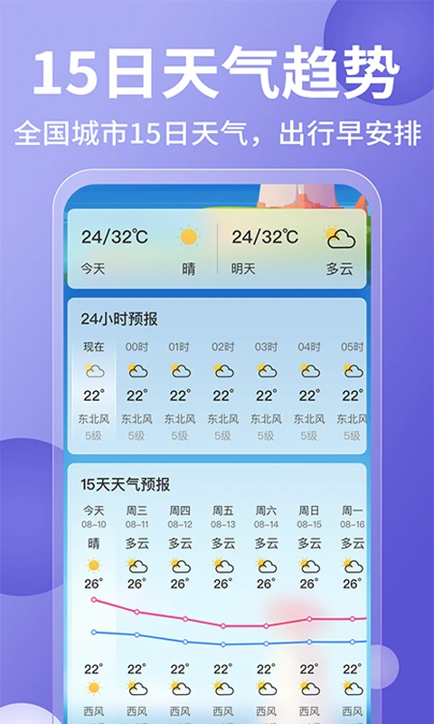 15日实时精准天气预报app v1.2.2