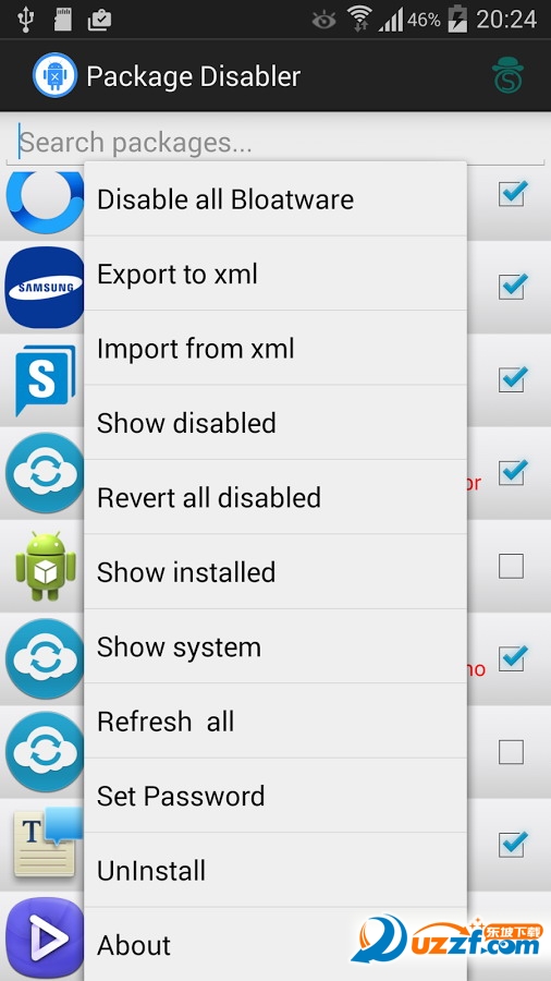 三星禁用系统管理工具(Package Disabler Pro) v6.1