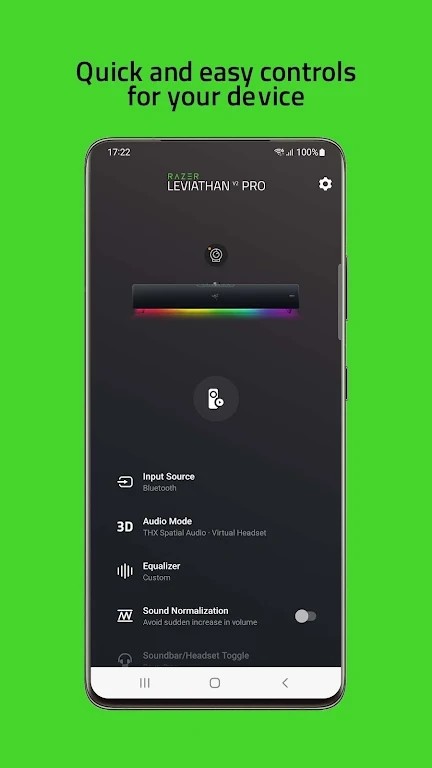 Razer Audio(雷蛇音频设备控制器) v18.0.0.1718164454 安卓版