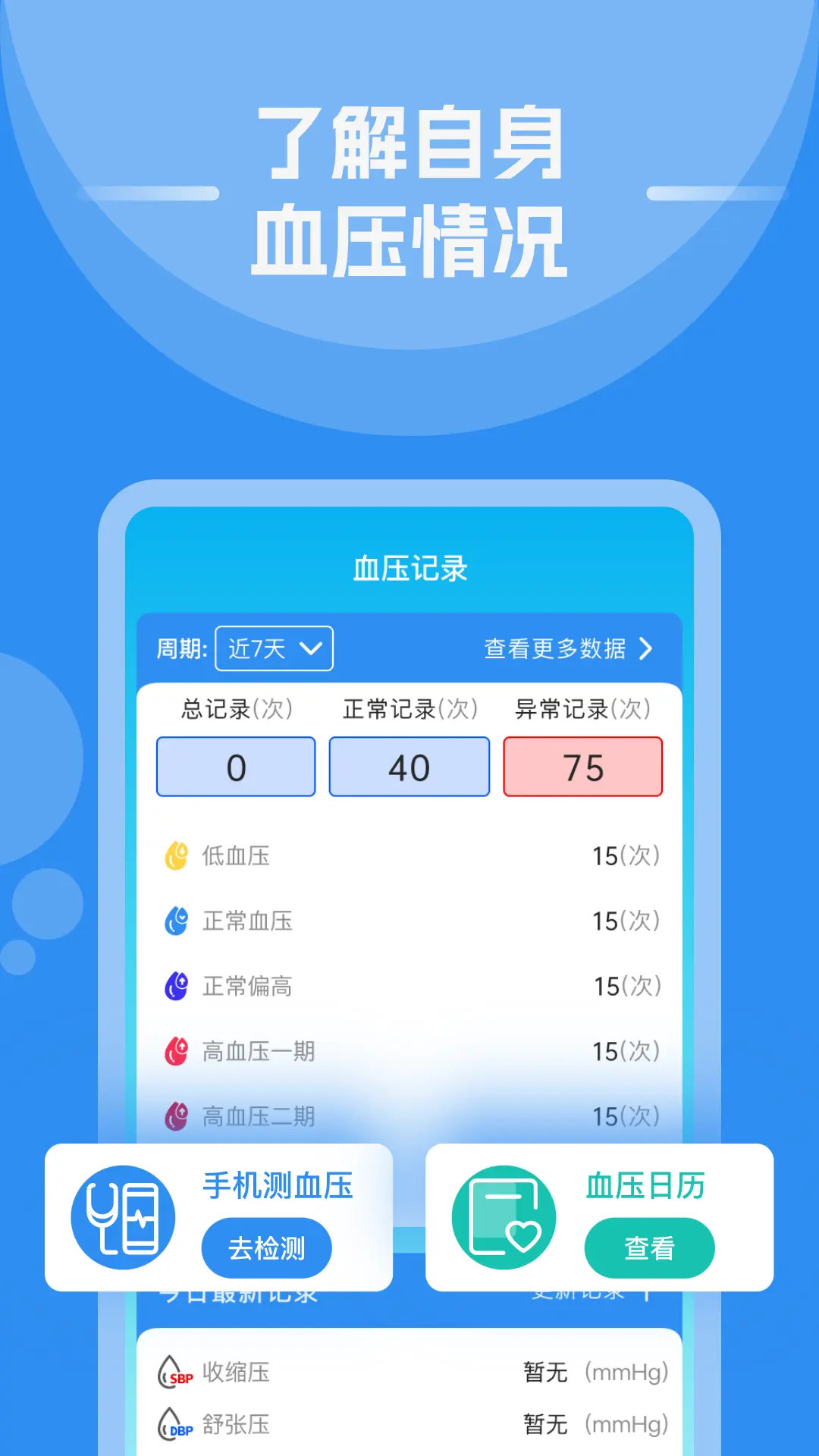 手机测血压血糖免费版app v1.0.5